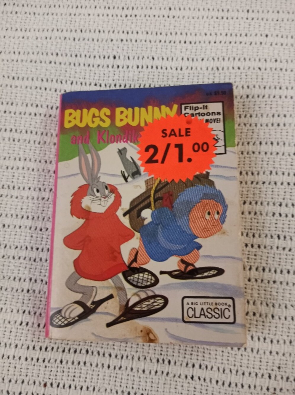Vintage 70s BUGS BUNNY FLIP IT CARTOONS A Big Little Book